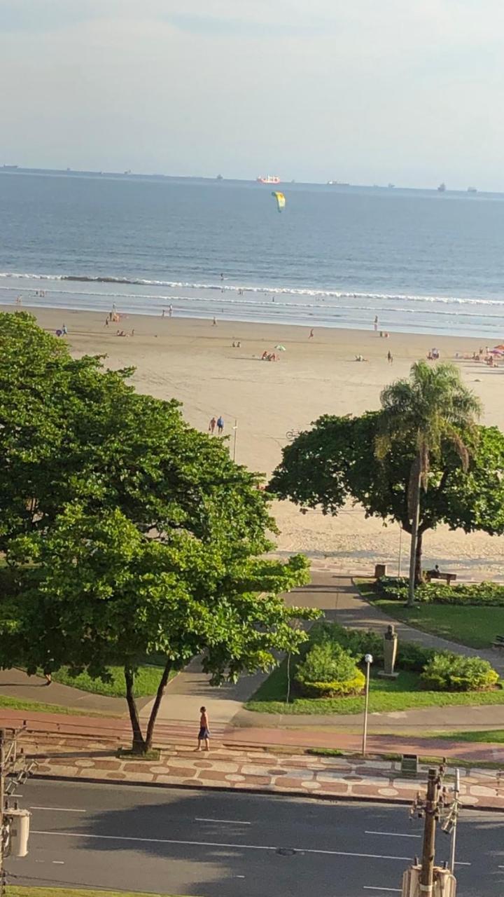 Apto Gonzaga Frente Ao Mar Wi-Fi Santos  Extérieur photo